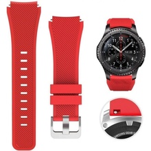 ESES silikonový řemínek pro Samsung Galaxy Watch 46mm / Samsung Gear S3 červená 1530001034