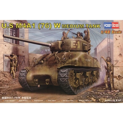 Hobby Boss M4A1 76 W Sherman 1:48