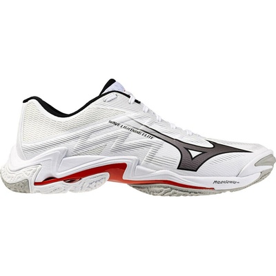Mizuno Wave Lightning Elite White/Black/Fiery Red – Sleviste.cz
