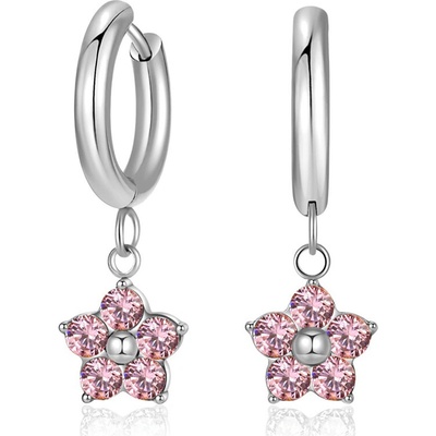 Mabell Dámske náušnice z chirurgickej ocele CECILIA SK221E2523-PINK-SC45