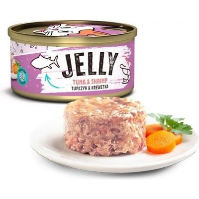 VetExpert Mr. Bandit Jelly Tuna with shrimp - консерва за котки - риба тон и скарида в желе, 80 гр - Полша