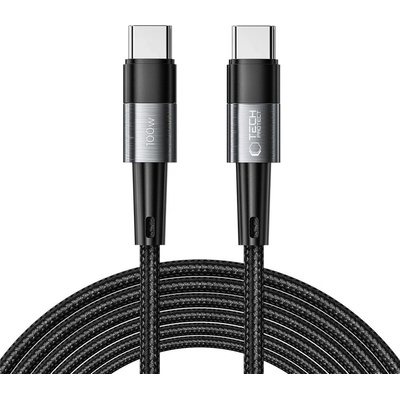 Tech-protect Ultraboost kábel USB-C / USB-C 100W 5A PD 3m, šedý