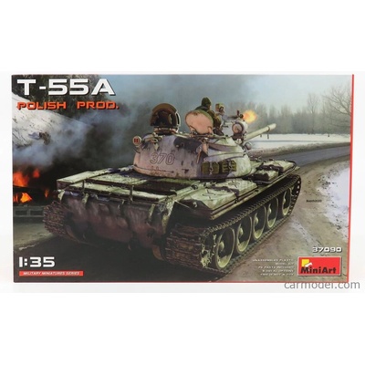 Miniart Tank T55a Poľský tank / 1:35
