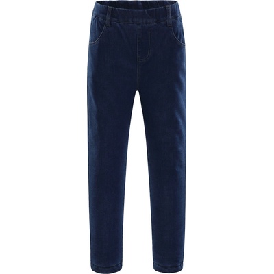 Alpine Pro Dětské zateplené Jeansy Galio – Zboží Dáma