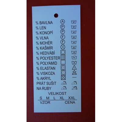 Visačka pro splintovací textilní kleště s potiskem