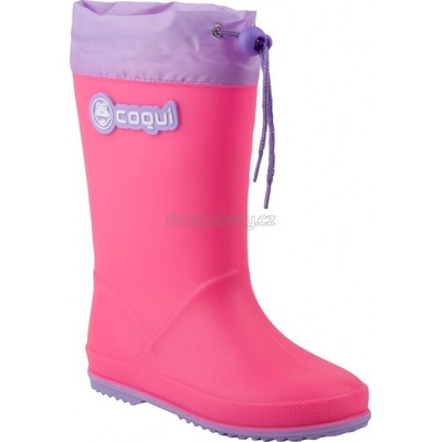 Coqui detské gumáky 8509 Lt.fuchsia/Lt.lila