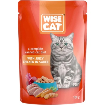 Wise Cat so šťavnatým kuracím mäsom 100 g