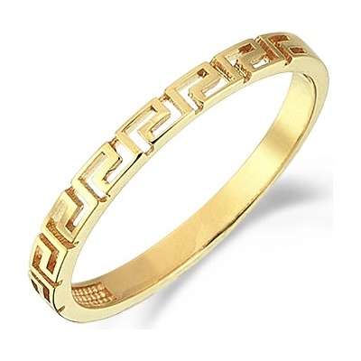 Lillian Vassago Celozlatý zdobený prsteň LLV98 GR018