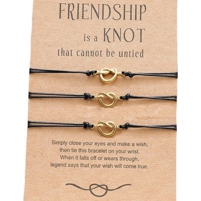 Izmael náramky Friendship černá KP21109