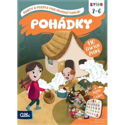 Albi Kvído Karty a puzzle pro mluvicí tablík Pohádky