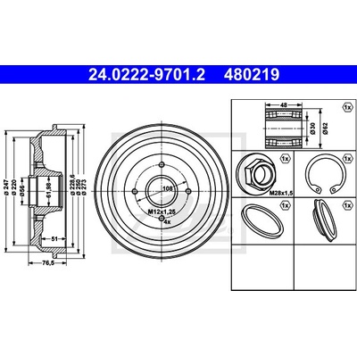 CONTINENTAL TEVES (ATE) 24.0222-9701.2