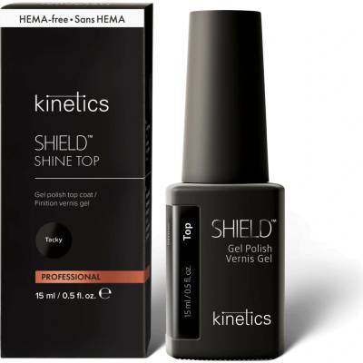 Kinetics SHIELD Shine Top Coat Gel lak výpotkový 15 ml