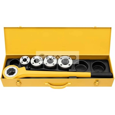 Rems Závitnice ruční EVA SET se závitořeznými hlavami 1/2", 3/4", 1", 5/4", plechový kufr 520015
