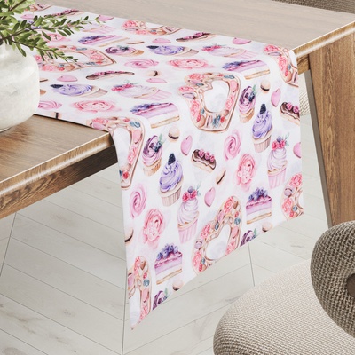Biante běhoun PML-037 Růžová cukrárna 35x180 cm