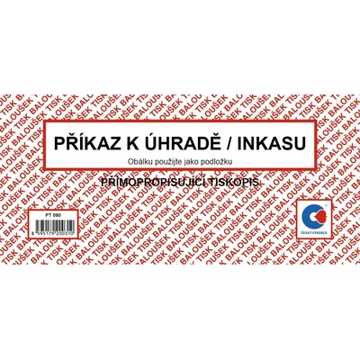 Baloušek Tisk PT090 Příkaz k úhradě DL