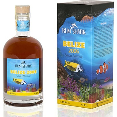 Rum Shark Edice #3 Belize 2006 65,6% 0,7 l (karton)