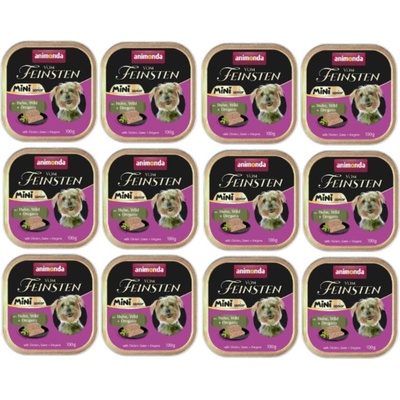 Animonda Vom Feinsten mini senior kura zverina a oregano 12 x 100 g