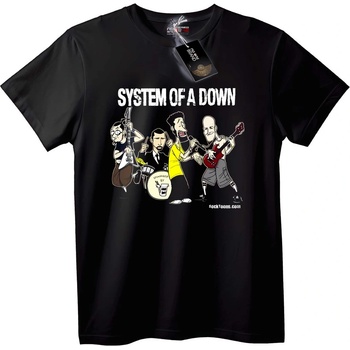 NOONEBRAND Тениска на System of a Down - 5XL, Black