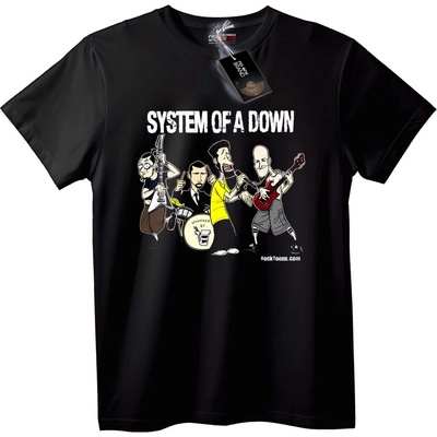 NOONEBRAND Тениска на System of a Down - 5XL, Black