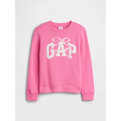 GAP detská mikina s logom Ružová
