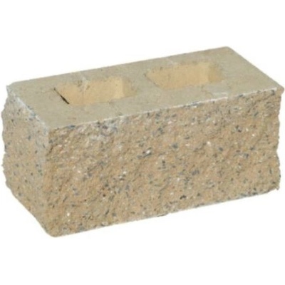 Tvarovka plotová PRESBETON Face Block HX 2/19 4B okrová – 400 x 195 x 190 mm