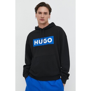 HUGO Blue Суичър Hugo Blue в черно с качулка принт 50522370 (50522370)