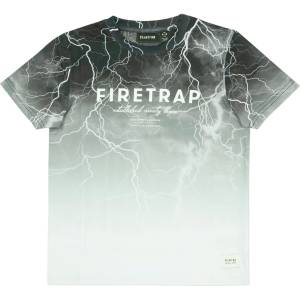 Firetrap Детска тениска Firetrap Sub T Shirt Junior Boys - Lightening