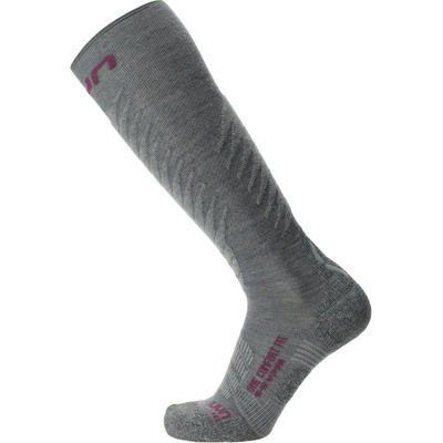 UYN Lyžiarske ponožky Ski One Comfort Fit Grey/Purple