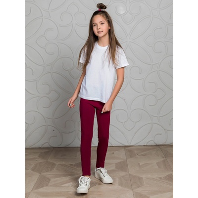 Winkiki Kids Wear Dívčí legginy Base bordo