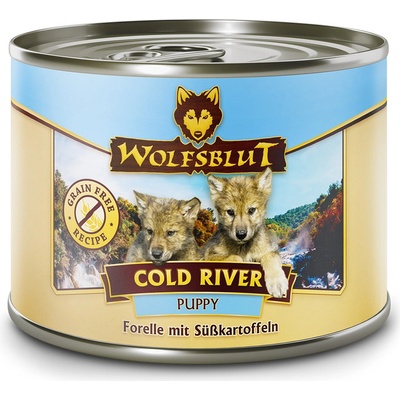 Wolfsblut Cold River Puppy pstruh s batátmi 200 g