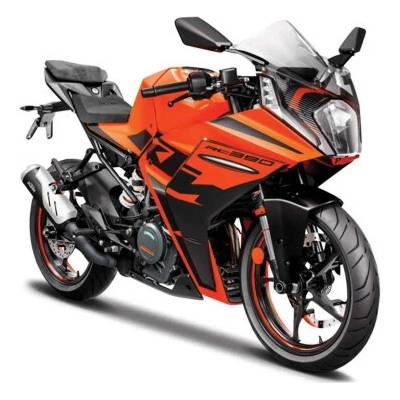 Maisto Motocykl KTM RC 390 oranžová 1:18