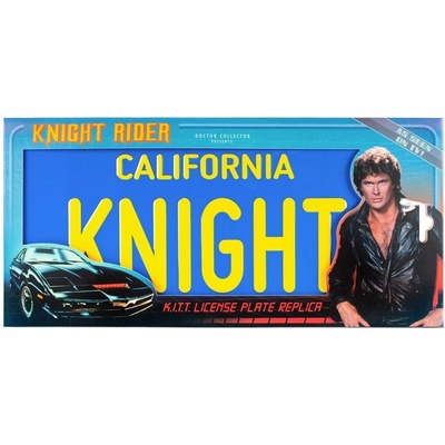 Doctor Collector Knight Rider replika 1/1 License plate