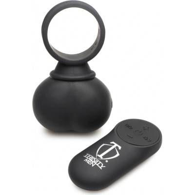 Trinity Men 28X Vibrating Balls Large Black