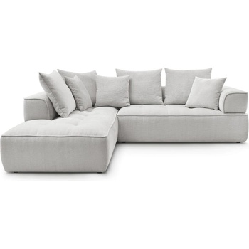 Bobochic Светлосив шенилов ъглов диван (ляв ъгъл/L форма) Whesley - Bobochic Paris (105581)