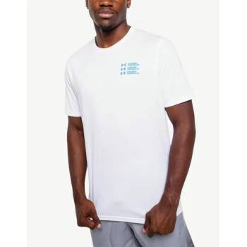 Under armour Triple Stack Logo Ss Tee White