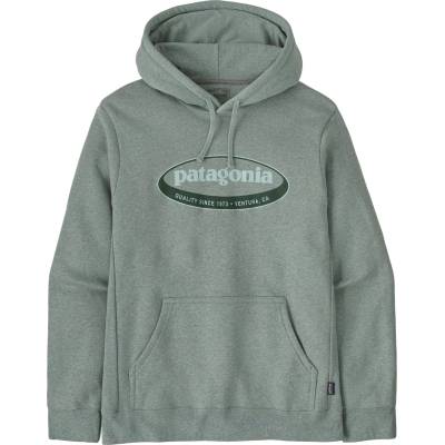 Patagonia Мъжки суичър Patagonia 95 Oval Logo Uprisal Hoody Hoodie - Cover Green - размер XS (017-4323-0411)