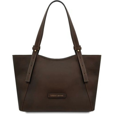 Tuscany Leather dámska kožená taška Libra tmavohnedá 2562 1 5