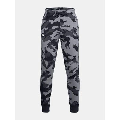 Under Armour Chlapecké tepláky RIVAL FLEECE PRTD JOGGERS Černá