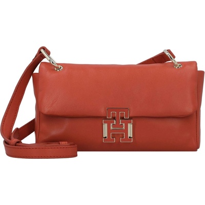 Tommy Hilfiger Pushlock Crossbody taška Kůže 22 cm