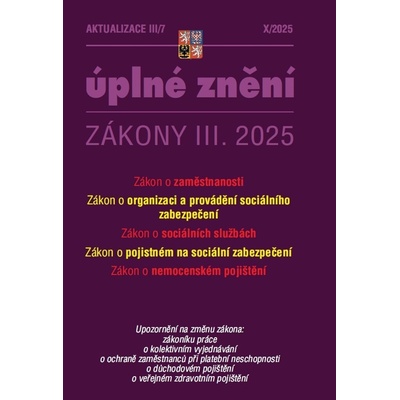 Aktualizace III/7 2025