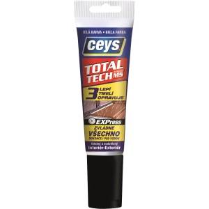 Ceys Total Tech водоустойчиво лепило и уплътнител, бяло, 125 г