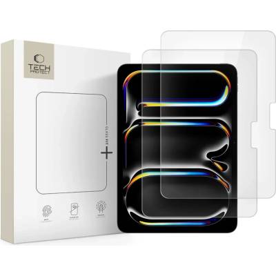 Tech-Protect Glass Fit+ закалено стъкло 2-pack iPad Pro 11 5 / 6 / 2024-2025 прозрачно (5906302335824)