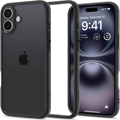 Spigen Калъф Spigen Ultra Hybrid iPhone 16 - черен мат (8809971230964)
