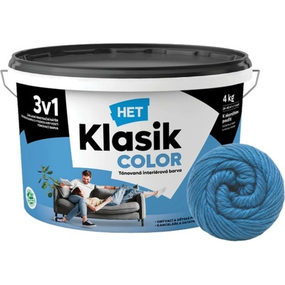 HET Klasik Color 3v1 - 8kg, KC0417 Modrý azurový