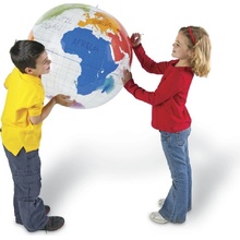 Learning Resources Veľký popisovací nafukovací glóbus 68 cm