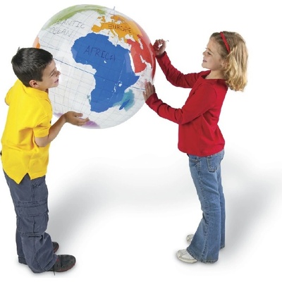 Learning Resources Veľký popisovací nafukovací glóbus 68 cm