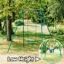 PLUM Set kovových houpaček 2v1 modrá