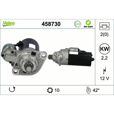 Štartér VALEO 458730