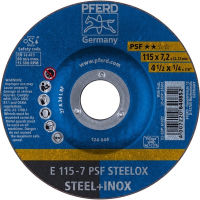 Pferd Brúsny kotúč 115 x 7,2 x 22,23 mm 4007220640852