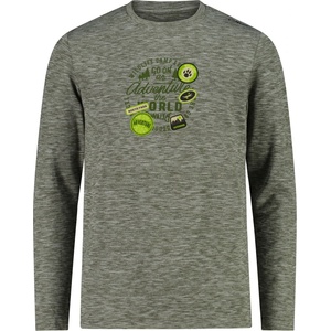 CMP Детска спортна тениска CMP Kid's T-Shirt 36N2884 Longsleeve - Olive Melange - размер 104 (EU) (704-6230-0312)
